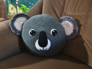 Häkelanleitung Kissen Koala