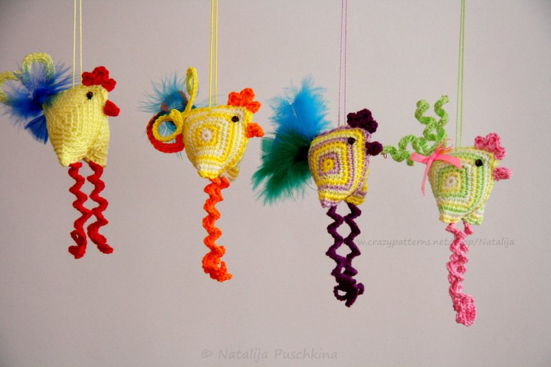 Deko für Ostern – Osterküken: Häkelanleitung für Anhänger