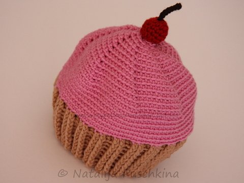 Tolle Cupcake-Mütze für Babys und Kinder