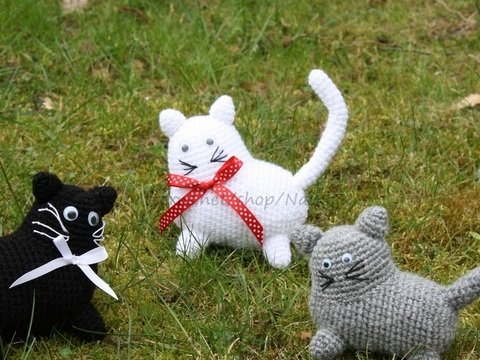 Häkelanleitung: Amigurumi-Katze