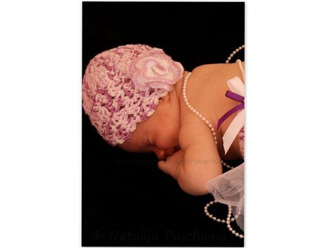 Anleitung zum Häkeln einer bezaubernden Babymütze