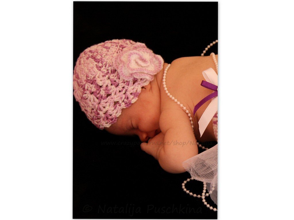 Anleitung zum Häkeln einer bezaubernden Babymütze