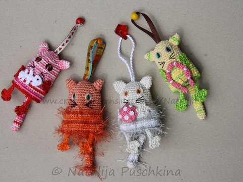 Häkelanleitung f. Schlüsselhülle – Schlüsselanhänger-Tierchen
