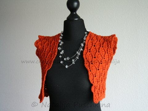 Häkelanleitung für einen Bolero / Shrug / Kurzjacke