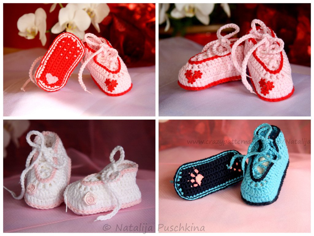 Häkelanleitung Kostenlos - Babyschuhe