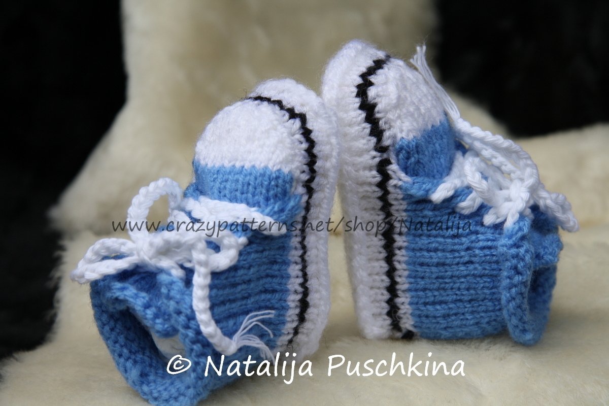 Babyschuhe stricken - Strickanleitung für Babyschuhe