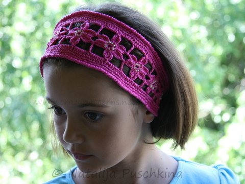 Häkelanleitung für ein Haarband - Stirnband