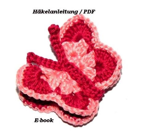E-Book / Gratis Häkelanleitung Schmetterling