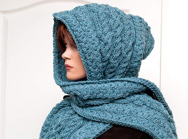 Kapuzenschal "Ingrid" - Bild 4