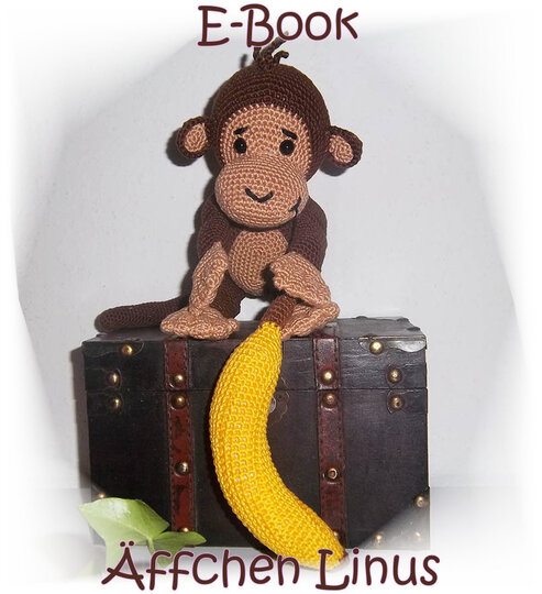 E-Book - Häkelanleitung Amigurumi Äffchen Linus