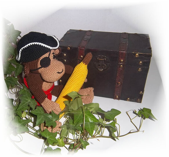 E-Book - Häkelanleitung Amigurumi Äffchen Linus