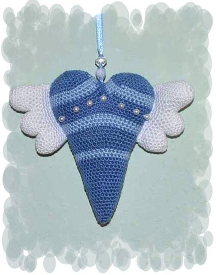 Amigurumi - E-Book - Häkelanleitung - Flügelherz