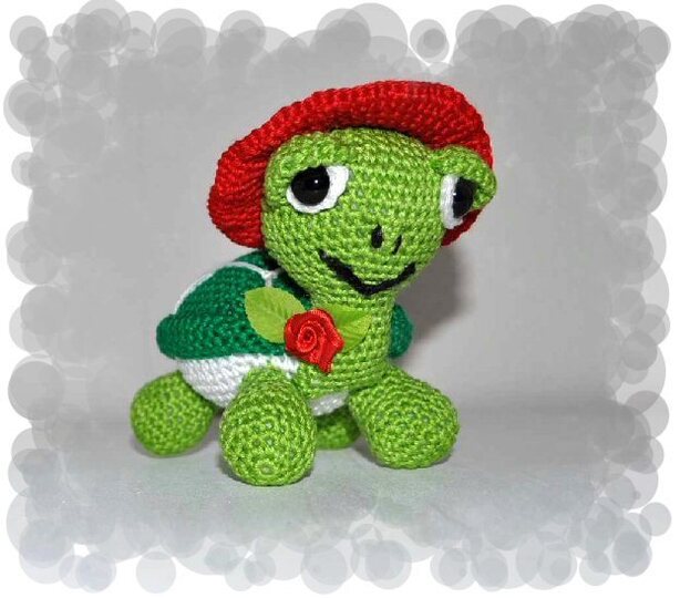 Amigurumi - E-Book - Häkelanleitung - Schildkröte Rosalie - Turtle