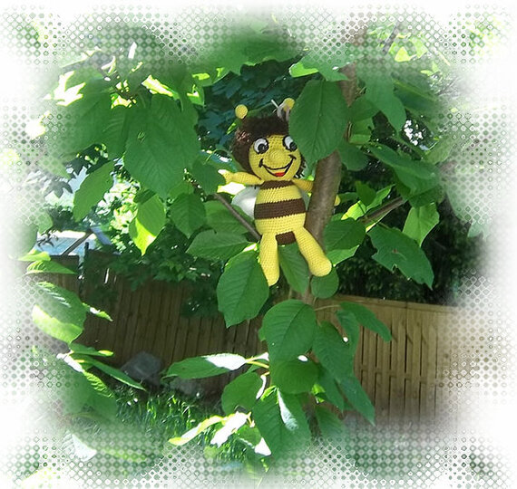 Amigurumi - E-Book - Häkelanleitung - Freche Biene Pauline