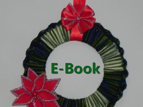 Häkelanleitung E-Book / PDF Weihnachtskranz
