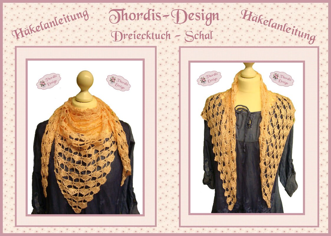 Ebook Häkelanleitung * DREIECK Tuch Schal