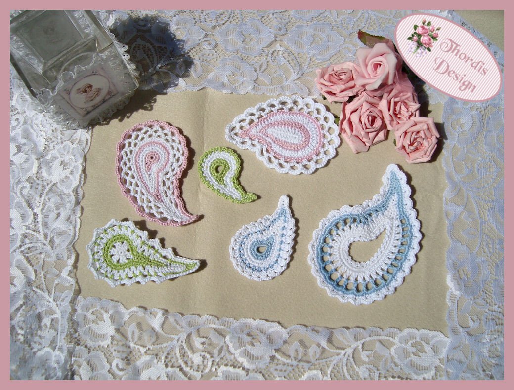 Ebook Häkelanleitung * PAISLEY Ornamente