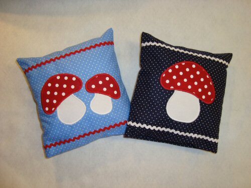 Ebook Nähanleitung Minikissen "Fliegenpilz"