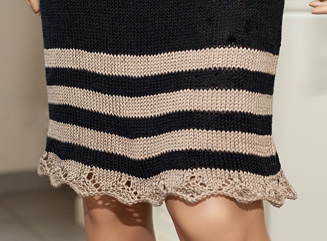 Strickanleitung - Etuikleid "Yvette"