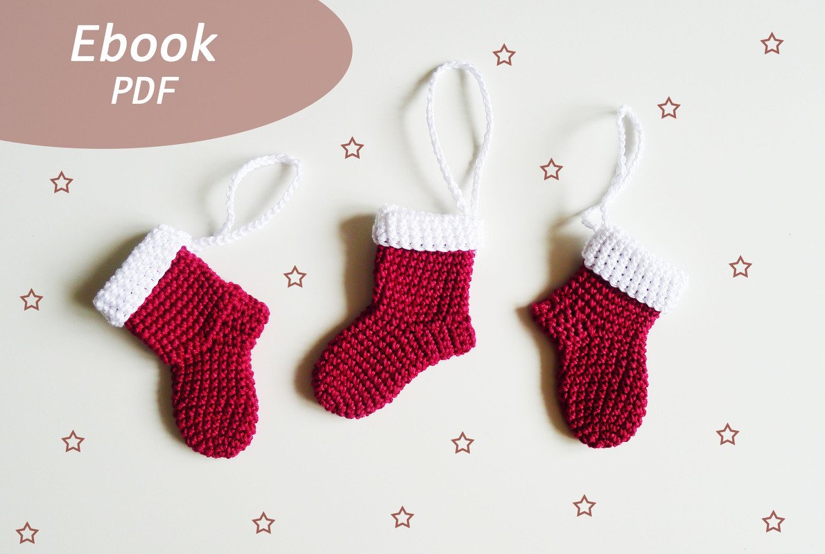 Häkelanleitung Weihnachten, Weihnachtsstiefel