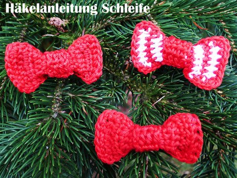 Schleife häkeln, Häkelanleitung Schleife, Häkelanleitung kostenlos