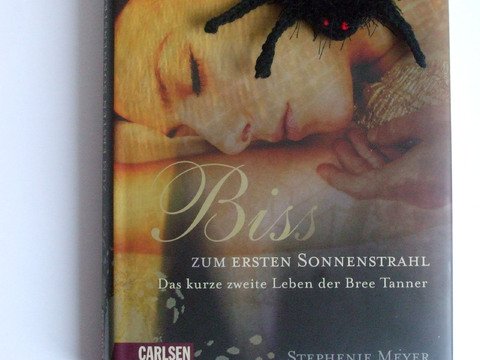 Häkelanleitung für eine kleine SPINNE als Lesezeichen Geschenkanhänger oder einfach als Deko