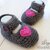 Strickanleitung für Baby-Ballerinas mit Häkelherz - Babyschuhe stricken  -  No.12