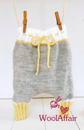 Knitting Pattern – Baggy Pants – no.75E