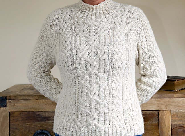 Zopfmuster-Pullover "Svenja"