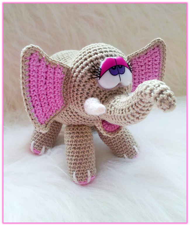 Häkelanleitung - Elefant amigurumi - Bild 2