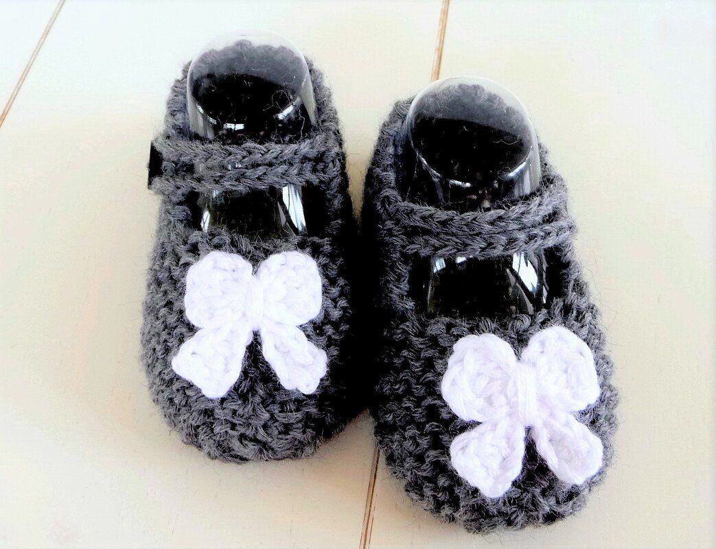 Strickanleitung - Baby Ballerinas Schleife - No.57