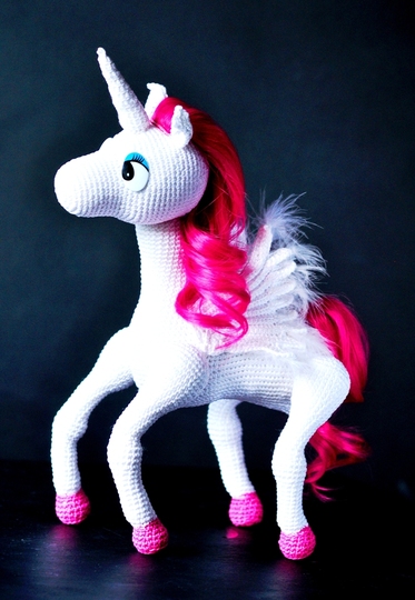 Crochet unicorn horse pattern