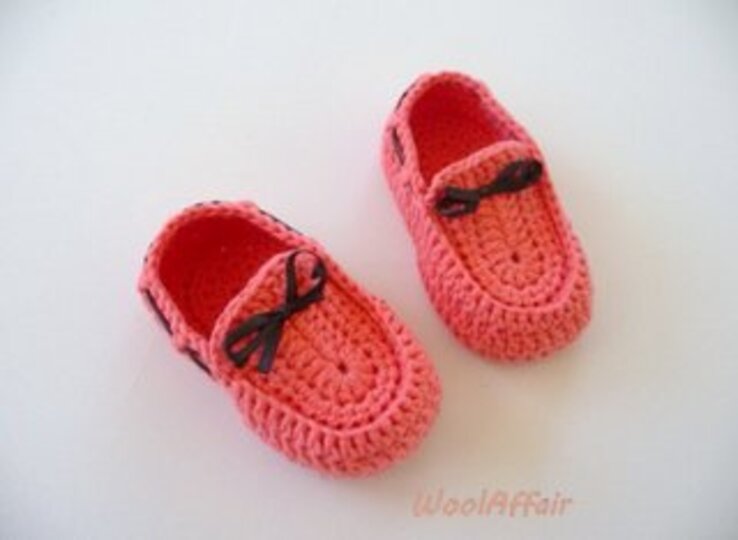 Baby Mokassins - Häkelanleitung DIY - No.28