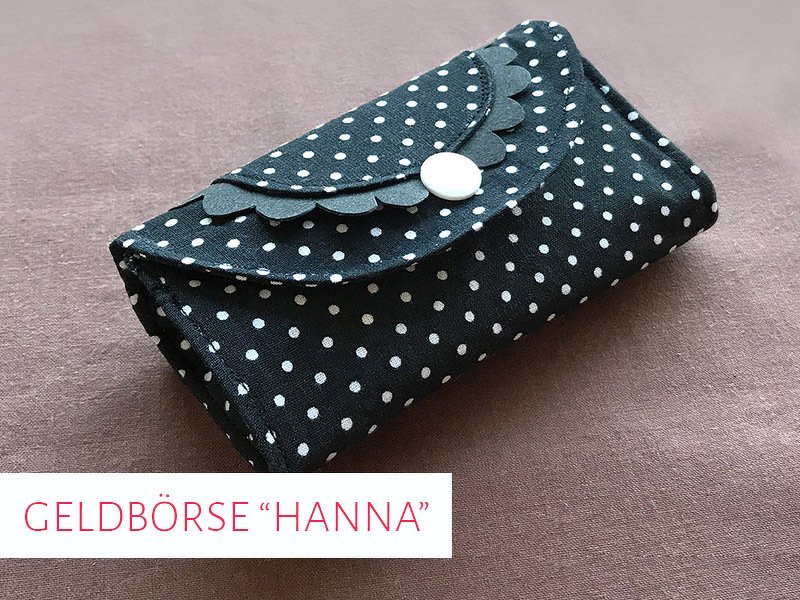 Schnittmuster &amp; Nähanleitung Geldbörse "Hanna"