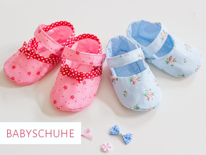 Schnittmuster Babyschuhe mit Riemchen