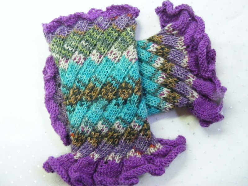 Strickanleitung - Pulswärmer, Armstulpen RAMONA