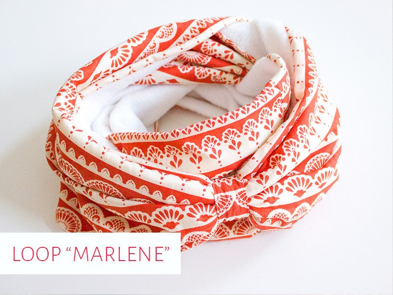 Loopschal “Marlene” für Erwachsene & Kinder (Freebook) - Nähanleitung | Kostenlos