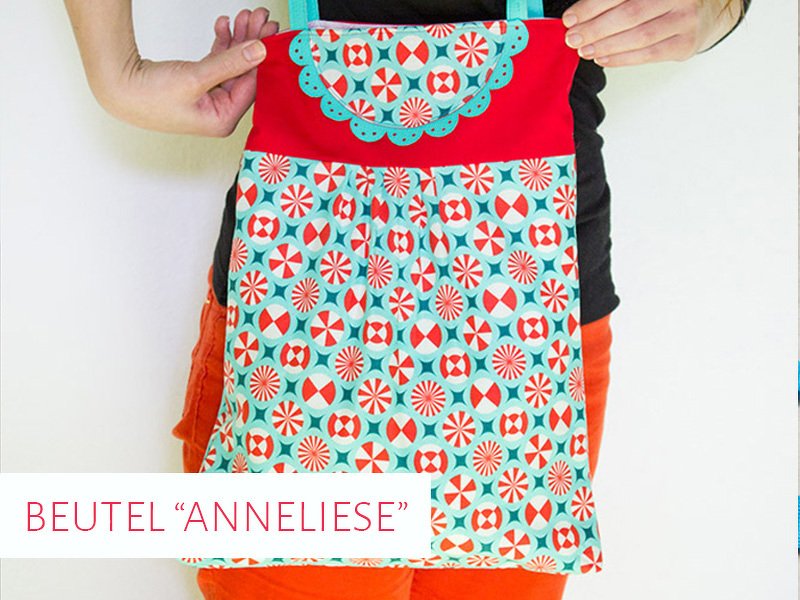 Stoffbeutel Anneliese - Kostenlose Nähanleitung