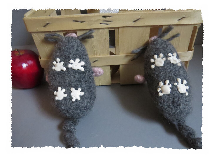 Ebook 9 Seiten bebildert - Hausschuhe / Filzschuhe für Baby - Maus