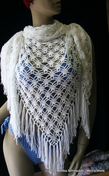 E-Book / Häkelanleitung Lace, Stola, Schultertuch, Dreieckstuch