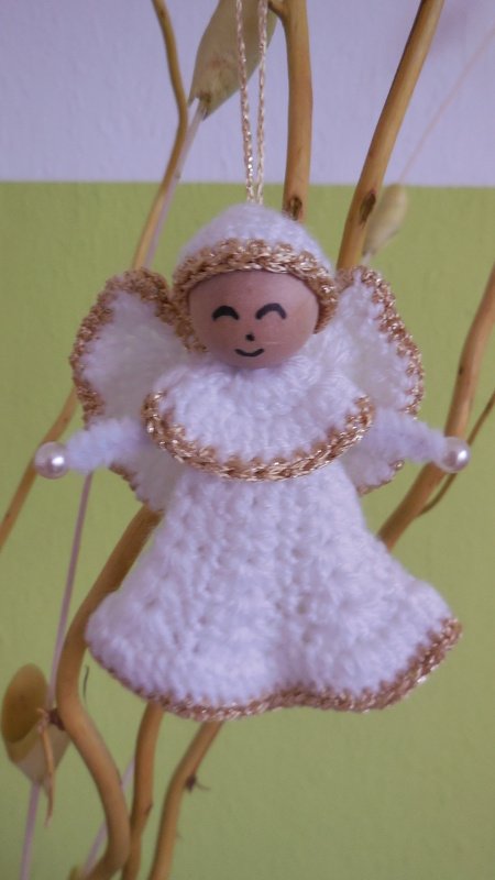 Kostenlose Häkelanleitung für Weihnachtsengel - Schutzengelchen - Bild 4