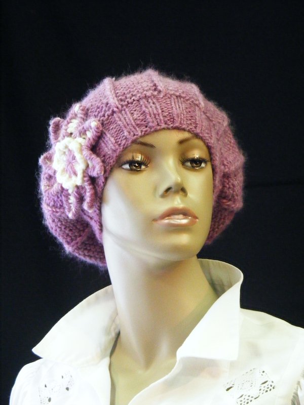 E-Book / Anleitung - Beanie + Häkelblüte - Lilli M