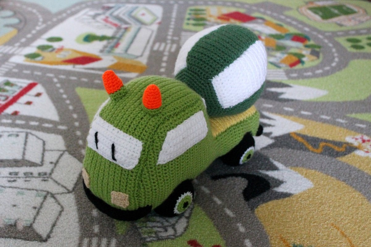 Amigurumi Häkelanleitung / E-Book für Betonmischer