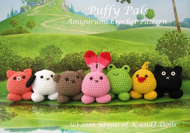 Puffy Pals, Amigurumi Crochet Pattern