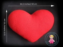 Crazypatterns Marketplace for do it yourself Instructions Crochet Crochet heart pillow