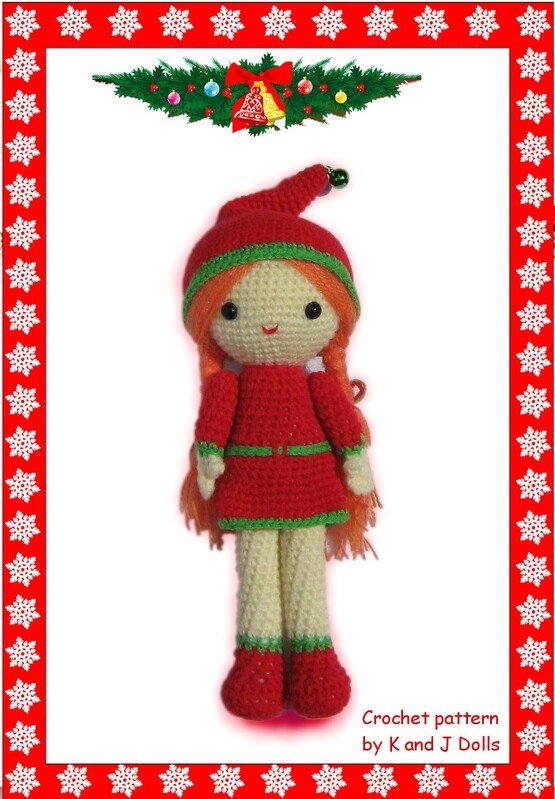 Christmas Girl Amigurumi Crochet Pattern - Image 2