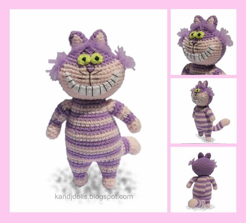 Cheshire Cat Amigurumi Crochet Pattern