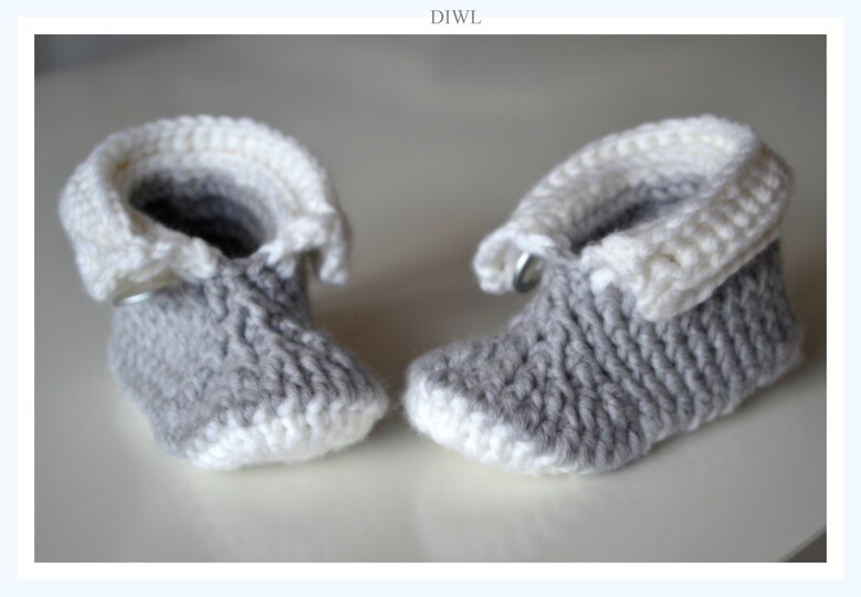 Baby Schuhe Booties 4 Designs  Häkelanleitung