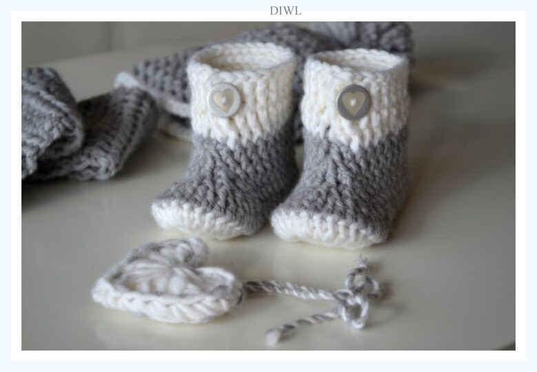 Baby Schuhe Booties 4 Designs  Häkelanleitung