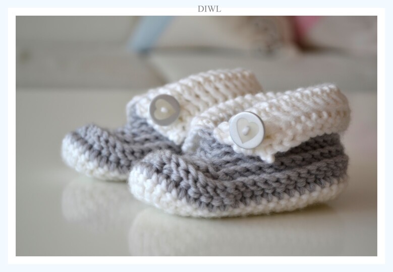 Baby Schuhe Booties 4 Designs  Häkelanleitung